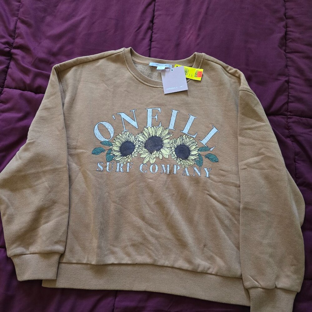 Floral O'Neill Surf Co. sweater-Large Juniors